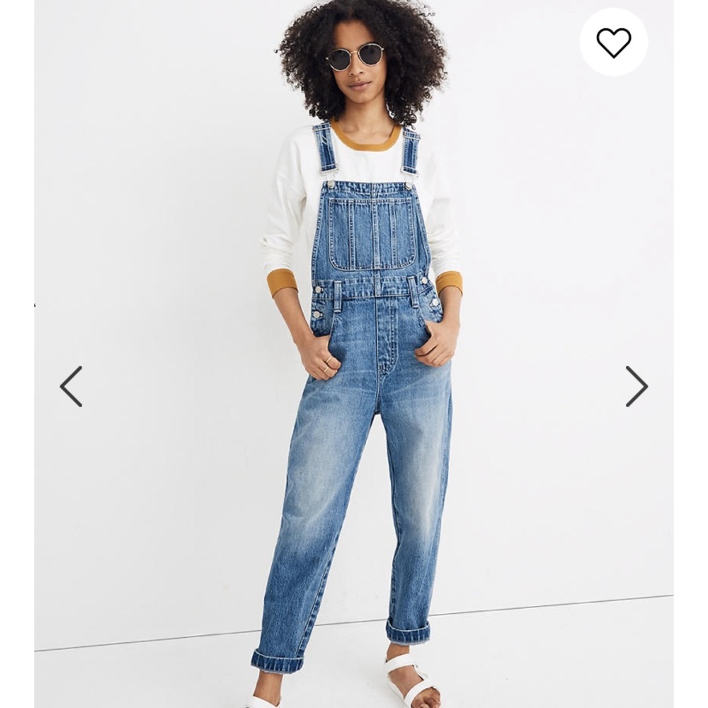 Madewell Straight Leg Overalls. Size Large. NWT.